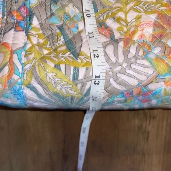 Vera Bradley Rain Forest Canopy Iconic Large Quilted Travel Commuter Tote Bag - Picture 12 of 12